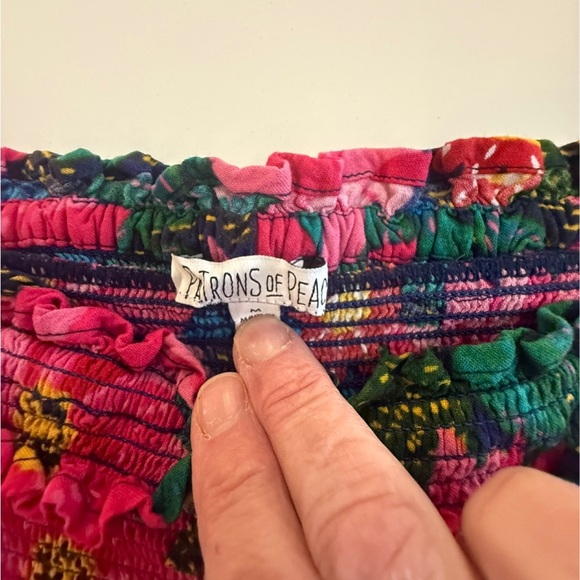 Patrons Of Peace BOHO Palazzo pants in Floral. Size Medium - Picture 2 of 7